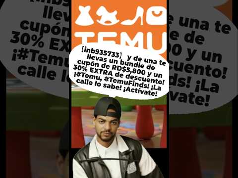 Temu: ¡Gana RD$5,800 + 30% OFF! Código Exclusivo