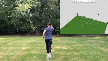 Football field RTLS tracking demo