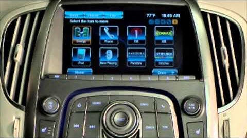 Customize the Home Menu on the Buick Intellilink