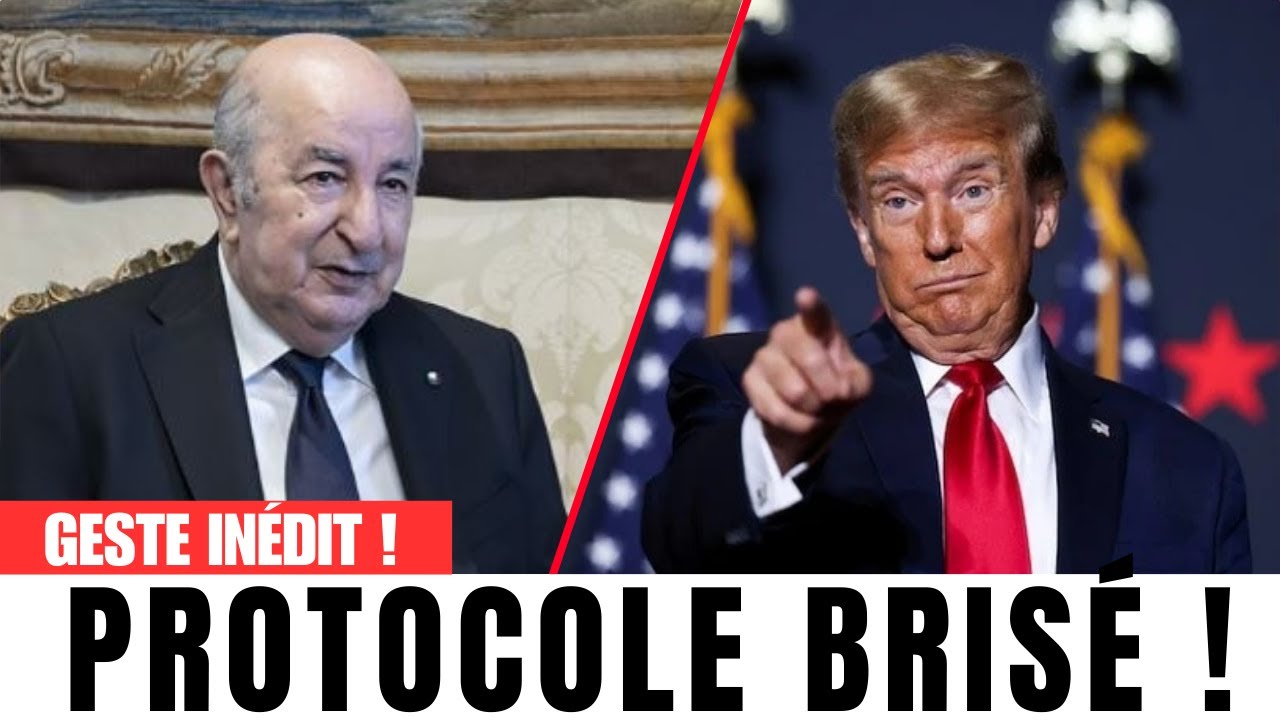 Algérie : la Chine rompt le protocole après le satellite 2… Trump est stupéfait !