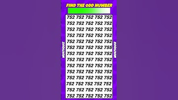 Find The Odd One Out-Numbers Edition (Best Quiz Video) #dailyquiz #quizviral #quiz