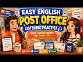 At the Post Office 📮 | Easy English Conversation Practice