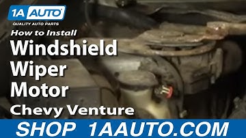 How to Replace Windshield Wiper Motor 97-05 Chevy Venture