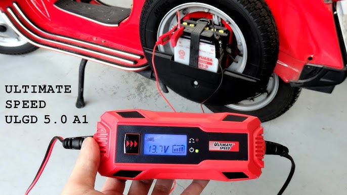 Ultimate Speed Chargeur de batterie pour moto avec fonction de démarrage 12  V 6 V / 8-210 Ah