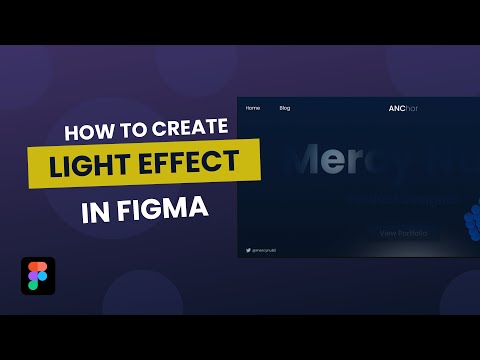 How To Create Spotlight Effect In Figma | FIGMA TUTORIAL