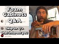 Foam Cabinetry: Q&A (with Table of Contents) volume 1