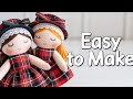 Diy adorable dolls every body can make at home/keychains/ bag accessories / cute gift ideas ✨️😊