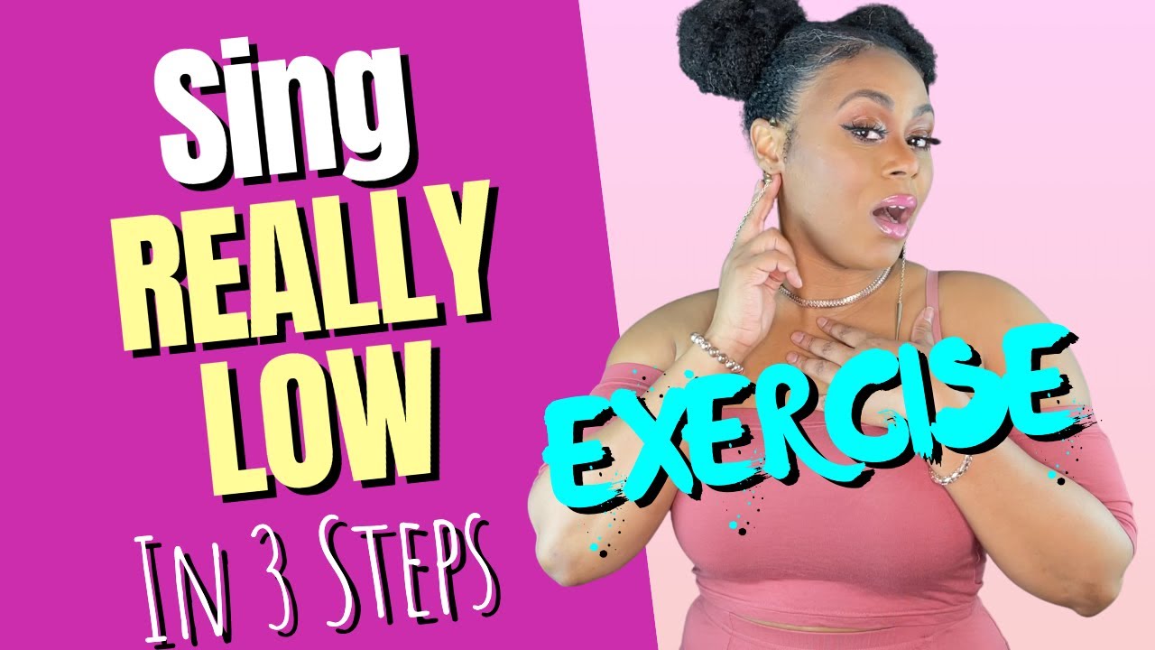 How to sing Low notes Exercise head voice vs chest voice healthy