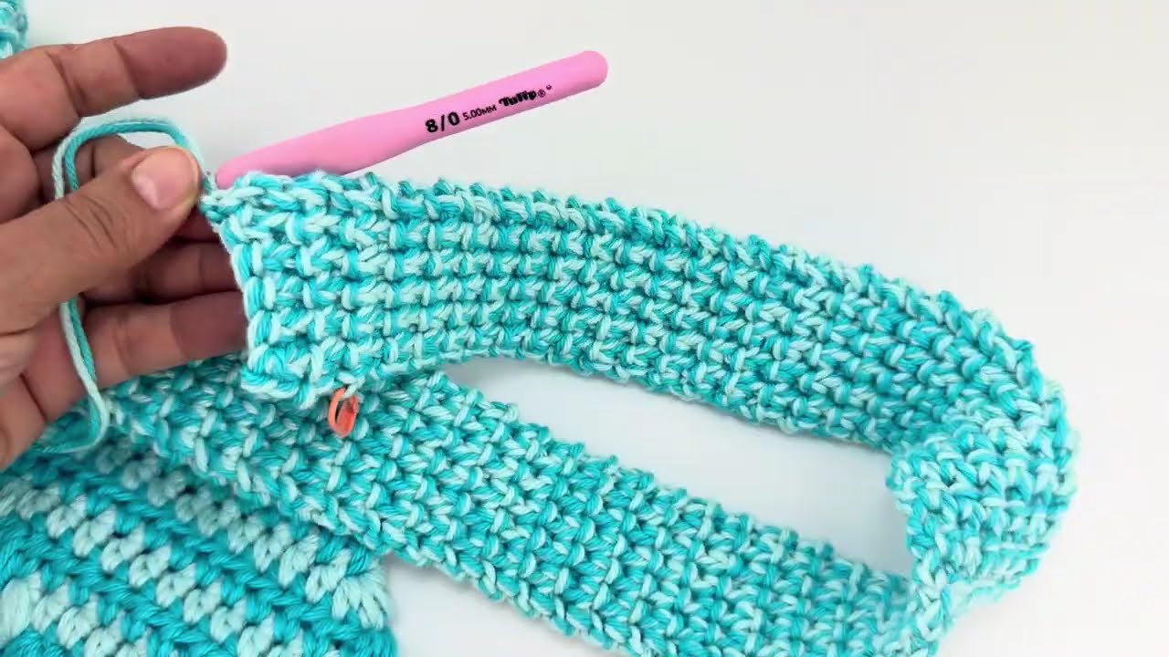 How to Crochet a No-Stretch Bag Strap With the Thermal Stitch