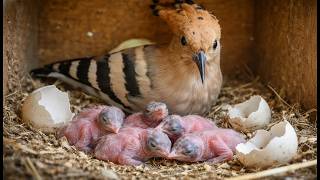 Day 0 To Day 40 - You Won’t Believe How This Baby Hoopoe Transforms In Just 40 Days 🐦