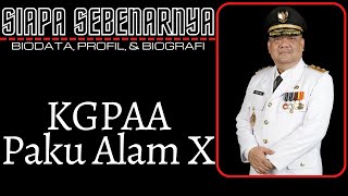 Biodata dan Profil KGPAA Paku Alam X - Wakil Gubernur Daerah Istimewa Yogyakarta (DIY)