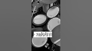 Syncopation by Reed (Syncopation Set 2, Page 34, Number 1) - Practice with Me! #drumset #drums
