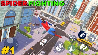 Spider fighting gameplay in hindi | spider fighting : hero game screenshot 2