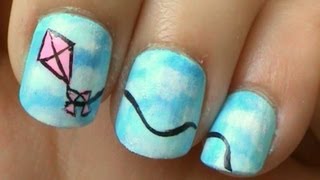 Kite Nail Art Tutorial