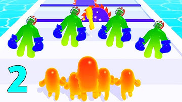 Join Blob Clash 3D : All levels gameplay