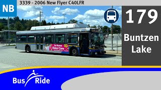 179 Buntzen Lake | TransLink CMBC 2006 New Flyer C40LFR - 3339