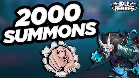 Idle Heroes - 2000 Summons "Powerful Finger Edition" for Onkirimaru