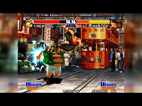 Fightcade 👊 Real Bout Fatal Fury Special 👊🏾 Mr.Karate 🇧🇷 Vs xSPASHx 🇧🇷 FT10 👊