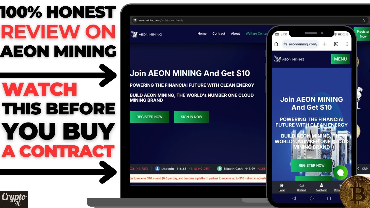 Is AEON MINING A Legit Cloud Mining Website? 100% Honest Review On  aeonmining.com - YouTube