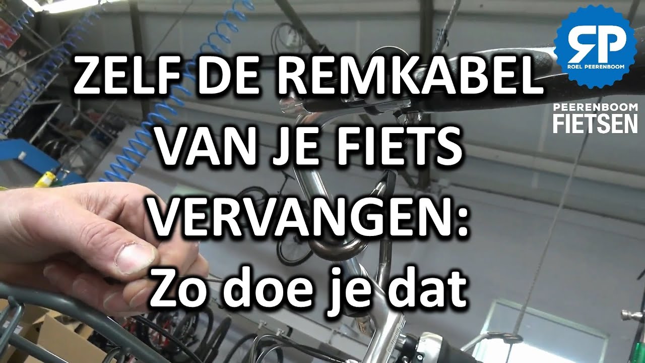 leven Gesprekelijk Schaduw ZELF DE REMKABEL VAN JE FIETS VERVANGEN: Zo doe je dat - YouTube