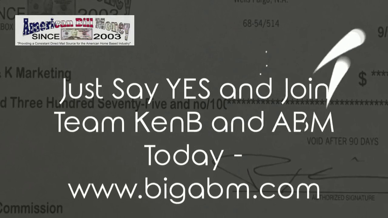 American Bill Money Easiest Home Based Opportunity EVER