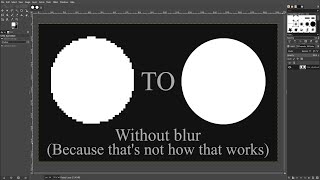 Smooth Jagged edges in GIMP without using blur screenshot 4
