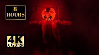 Halloween Spooky Ambience Pumpkin Wallpaper Screensaver Background 4K 8 HOURS Spooky Music screenshot 5