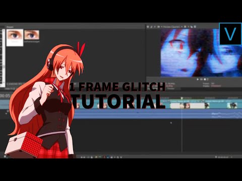 1 FRAME GLITCH//Sony Vegas Pro Tutorial