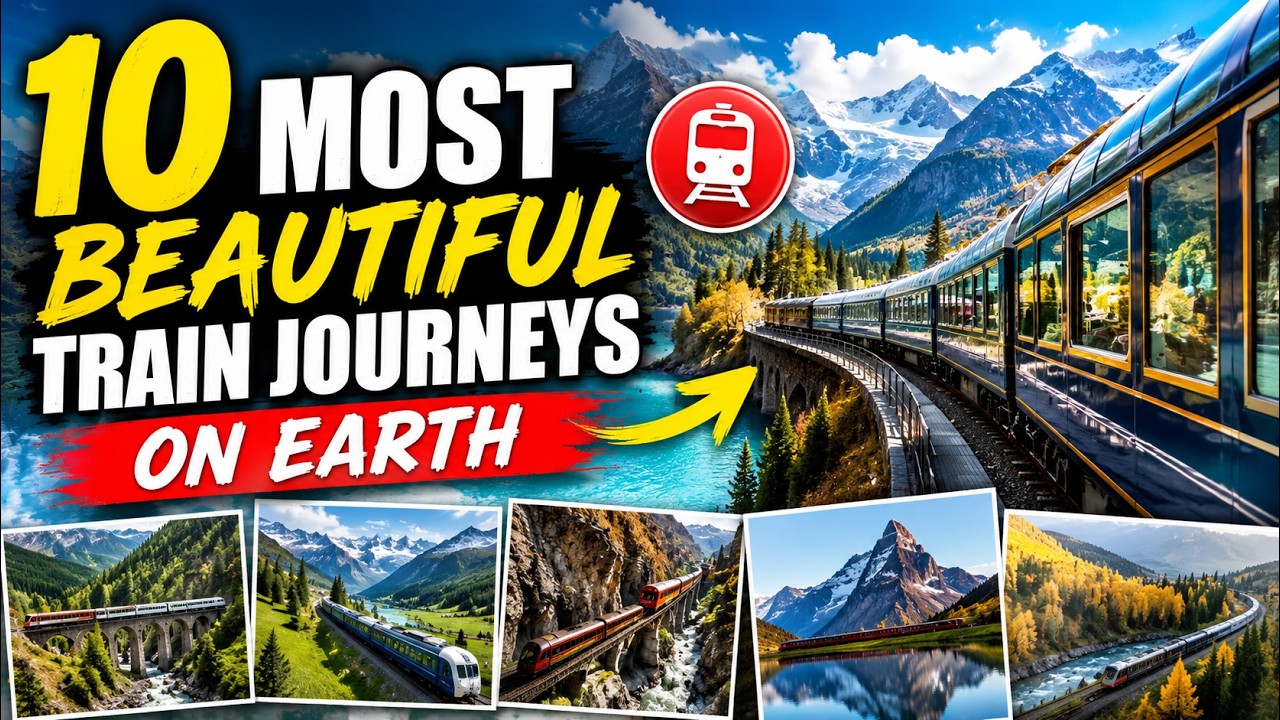 🚆 10 Most Beautiful Train Journeys on Earth (Bucket List 2026)