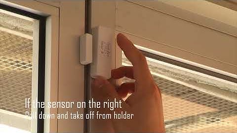 How to Remove the Door(Window) Sensor - CIK Home Security