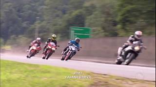 Flagra: motociclistas imprudentes transformam rodovias em pistas de corrida