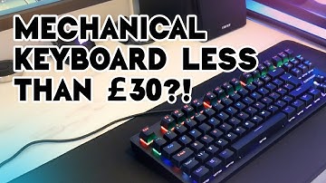 Sumvision Acies Mechanical Gaming Keyboard Unboxing & Review