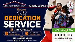 JUMAPILI IBADA YA KISWAHILI || 7TH JUNE 2026 || CHILD DEDICATION SERVICE
