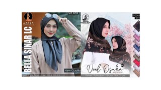 Unboxing & Review Hijab Segi 4 Umama Dan Azara Bella sinar