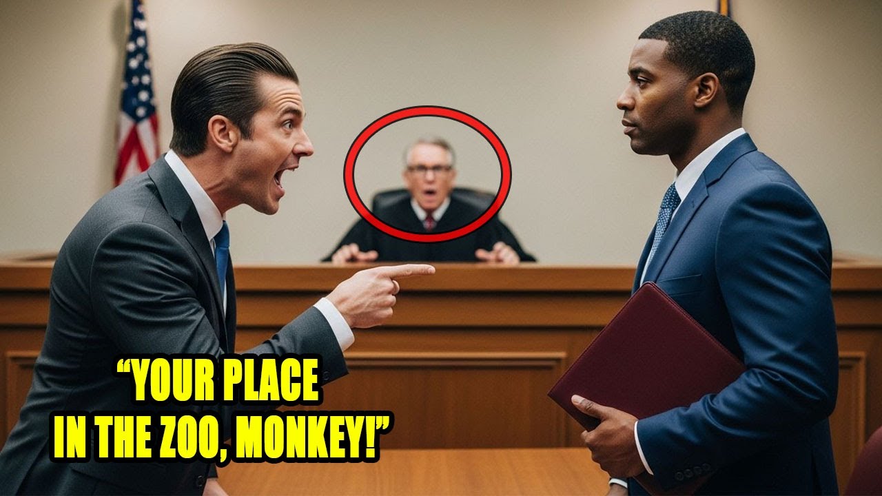 Адвокат-расист называет чернокожего мужчину обезьяной — суд замер, узнав его личность!