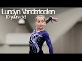 Lundyn vandertoolen  amazing 10 year old gymnast level 9