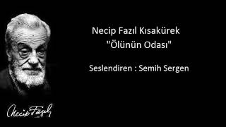 Necip Fazıl Kısakürek Ölünün Odası