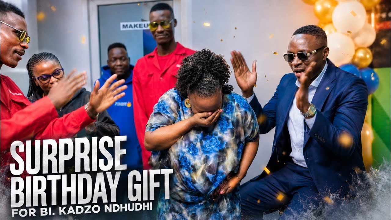 Oga Obinna and his staff surprises Bi. Kadzo Ndhudhi on her birthday
