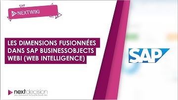 Les dimensions fusionnées sous SAP BusinessObjects Webi