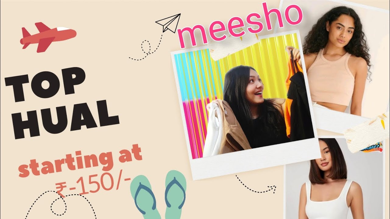 Meesho top Haul under Rs 270/affordable tank top/starting Rs.150/😱/summereditionmeesho