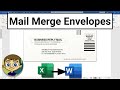 Mail Merge Envelopes in Microsoft Word