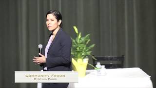 Community Forum - Cynthia Paris