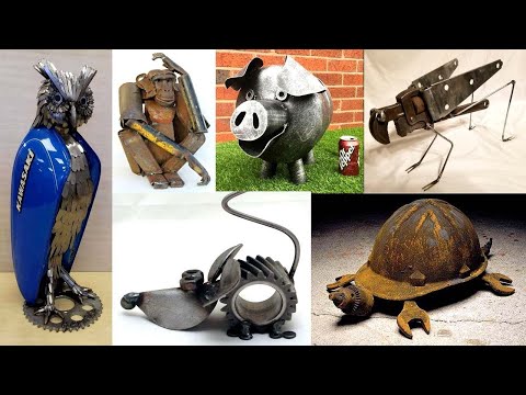 Scrap Metal Animal Sculpture Ideas _ Scrap Metal