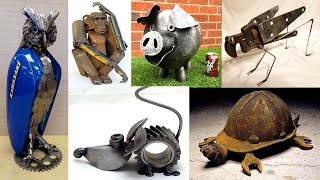 Scrap Metal Animal Sculpture Ideas _ Scrap Metal Art