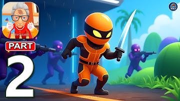 Stealth Master: Assassin Ninja - Gameplay Walkthrough Part 2 - Become A Stealth Ninja (Android, iOS)