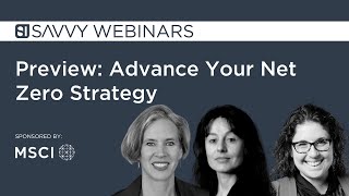 Savvy Webinars: MSCI Preview July 2021