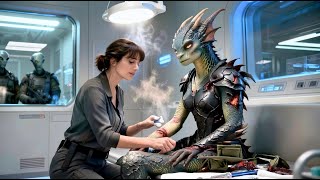 The Human Treated the Dragon Woman’s Wounds — Unaware She Was the Strongest Warrior in the Galaxy