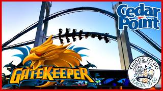 GATEKEEPER the INCREDIBLE entrance coaster at Cedar Point POV