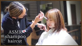 【ASMR】眠くなる。カリスマ美容師のシャンプー＆ヘアカット/good sleep acmp haircut