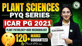 ICAR JRF (PG) 2021 Plant Sciences Previous Year Questions | Plant Pathology by Parul Ma'am